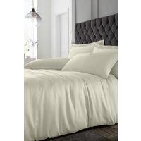 Catherine Lansfield Silky Soft Satin Duvet Cover Set - Champagne
