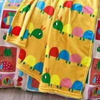 Curious Caterpillar Children's Bedding Duvet Cover Curtains Throw or Cushion
