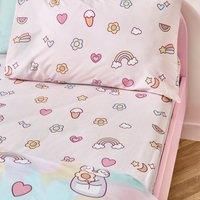 Catherine Lansfield Kids Forever Together Junior Fitted Sheet Pastel
