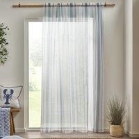 Catherine Lansfield Harbour Stripe Slot Top Voile 55X72