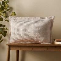 Pineapple Elephant Jaipur Chunky Waffle Cotton 30x50cm Cushion Natural