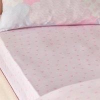 Catherine Lansfield Kids Soft as a Cloud Double Fitted Sheet Pink