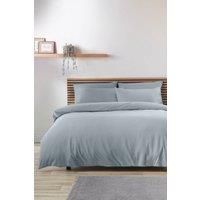 Catherine Lansfield So Soft Non-Iron Double Duvet Cover Set with Pillowcases Slate Grey
