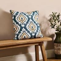 Pineapple Elephant Suri Geo 55x55cm Cushion Teal Green