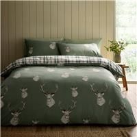 Catherine Lansfield Stag Duvet Set- Double