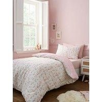 Belle & Boo Ballerina Reversible 100% Cotton Duvet Set Pink