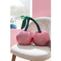 Catherine Lansfield Disco Cherries 3D Cushion