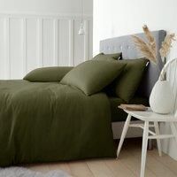 Catherine Lansfield Brushed Cotton Duvet Set- Double