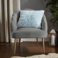 Catherine Lansfield Downstairs Living Cuddly 45x45cm Cushion Duck Egg Blue
