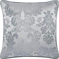 Catherine Lansfield Damask Jacquard Cushion 43x43cm Silver