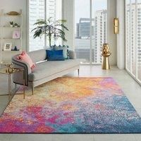 Sunburst Passion Rug MultiColoured/Orange