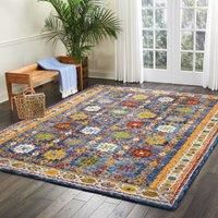 Vibrant 2 Rug Blue/MultiColoured