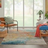 Multi Coloured Celestial Sealife Rug MultiColoured