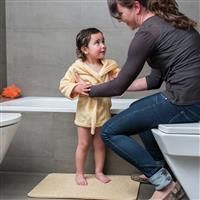 JML Hydro Wonder - Super-comfy shower mat that never stains or blocks your drains - Beige