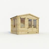 Mercia (Installation Included) 2.6x3.3m Sherwood 19mm Log cabin