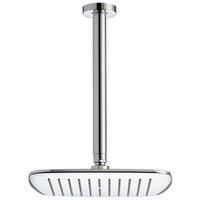 Bathstore Pearl Fixed Shower Head (with long ceiling arm)