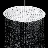 Bathstore Piano 300mm Round Shower Head (with long ceiling arm)