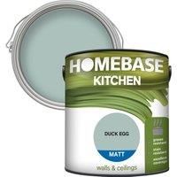 Homebase Kitchen Matt Paint - Duck Egg 2.5L