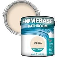 Homebase Bathroom Mid Sheen Paint - Magnolia 2.5L