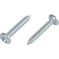 Homebase Zinc Plated Self Tapping Screw Pan Head 3.5 X 20mm 10 Pack