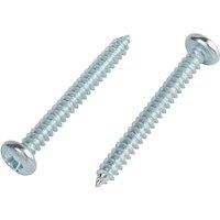 Homebase Zinc Plated Self Tapping Screw Pan Head 4 X 40mm 10 Pack