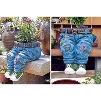 Novelty Denim Pants Flower Pot - 2 Styles!