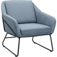 Evelyn Metal Frame Chair - Denim Blue