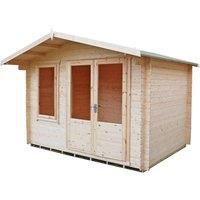 Shire 11 x 8ft Berryfield Log Cabin - Including Installation