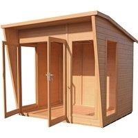 Shire 8x8ft Highclere Double Door Summerhouse - Including Installation