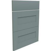 Classic Shaker Kitchen 3 Drawer fronts (W)597mm - Green