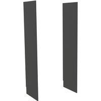 House Beautiful End Panel (Pair) Traditional - Carbon Grey