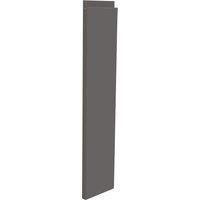 Handleless Kitchen Cabinet Door (W)147mm - Matt Dark Grey