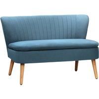 Jared 2 Seat Compact Sofa - Aegean Blue