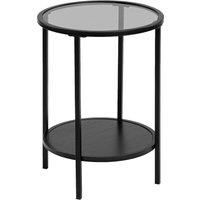 Fraser Smoked Glass Side Table