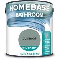 Homebase Bathroom Mid Sheen Paint Gum Boot - 2.5L