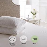 Dorma Supreme Fill FirmSupport Pillow Pair White