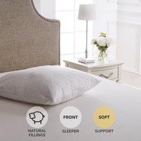 Dorma Hungarian Goose Down Continental Square Pillow White