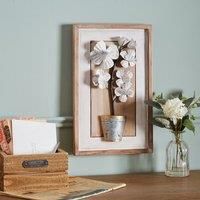 Plant Metal Wall Art Brown