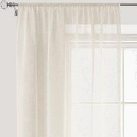 Boucle Cream Slot Top Voile Panel Cream