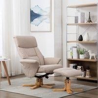 Whitham Swivel Recliner Chair - Natural Natural
