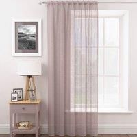 Glisten Blush Hidden Tab Voile Panel Blush