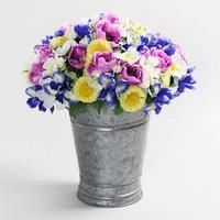Artificial Daisy and Iris Bouquet