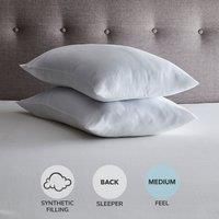 Fogarty Soft and Cosy MediumSupport Pillow Pair White