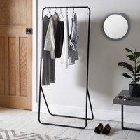 Metal Black Clothes Rail Black