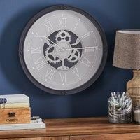 Mechanism 51cm Wall Clock Grey Grey