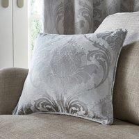 Zahra Chenille Cushion Silver