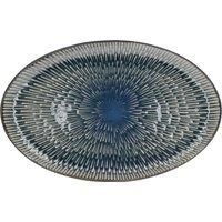 Zen Duck Egg Reactive Glaze Serving Platter Duck Egg