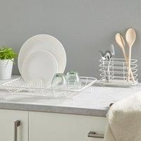 Wire Cream Cutlery Holder