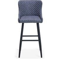 Montreal Bar Stool Grey PU Leather Grey