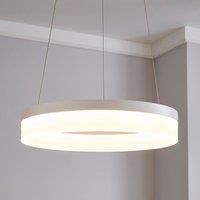 Dunelm Mickie Integrated LED Hoop Ceiling Light Fitting - White B+